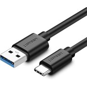  Кабель UGREEN US184 20884 USB 3.0 A Male to Type C Male Cable Nickel Plating 2m Black 