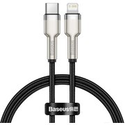  Дата-кабель Baseus Cafule CATLJK-01 (BAS-CATLJK-01-BK) Type-C на iPhone Power Delivery 20Вт 0.25м, черный 