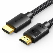  Кабель UGREEN HD119 40101 4K HDMI Cable Male to Male Braided 2m Black 