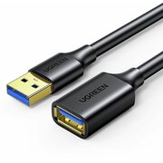  Кабель UGREEN US129 30127 USB 3.0 Extension Male Cable 3m Black 