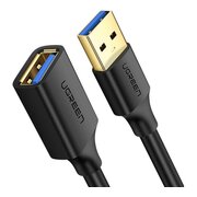  Кабель UGREEN US129 10373 USB 3.0 Extension Male Cable 2m Black 