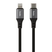 Дата-кабель HOCO X92 Honest PD silicone charging data cable Type C for iP 3м черный 