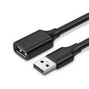  Кабель UGREEN US103 10318 USB 2.0 A Male to A Female Cable 5m Black 