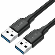  Кабель UGREEN US128 10370 USB-A 3.0 Male to Male Cable 1m Black 