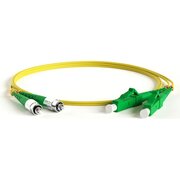  Патч-корд Hyperline FC-D2-9-FC/­AR-LC/­AR-H-2M-LSZH-YL (FC-9-FC-LC-APC-2M) SM 9/­125 (OS2), FC/­APC-LC/­APC, duplex, LSZH, 