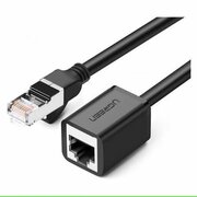  Адаптер UGREEN NW112 11279 Cat 6 F/UTP Ethernet RJ45 Extension Male/Female Patch Cords 1m Black 