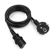  Кабель питания Cablexpert PC-186-1-1.8M Schuko- C13 3x1кв.мм 1.8м черный 