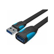  Кабель удлинитель Vention VAS-A13-B050 USB 3.0 AM/AF 0.5м плоский 