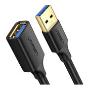  Кабель UGREEN US129 10368 USB 3.0 Extension Male Cable 1m Black 
