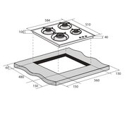  Варочная поверхность ZUGEL ZGH603W белая 