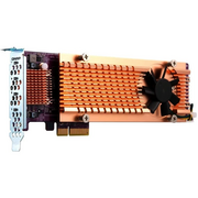  Плата расширения QNAP QM2-4S-240 Quad M.2 SATA SSD expansion card; supports up to four 2280 formfactor SSDs; PCIe Gen2 x4 host interface; Low-profile 