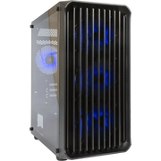  Корпус Eurocase M205 4ARGB черный без БП 00-01003411 Minitower mATX закаленное стекло USB 3.0 