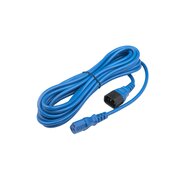  Шнур Hyperline PWC-IEC13-IEC14 (PWC-IEC13-IEC14-5.0-BL) для блока питания IEC 320 C13 вилка C14 5м синий 