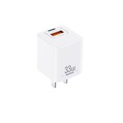  СЗУ REMAX RP-U26 Batt Series 33W PD+QC Multi-Compatible Fast Charger GaN White 