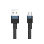  Дата-кабель REMAX Flushing Series 2.4A Elastic Aluminum Data Cable RC-C001 Type-C-Black 