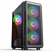  Корпус Accord 3338 черный без БП ATX 1xUSB2.0 1xUSB3.0 1xUSB3.1 audio bott PSU 