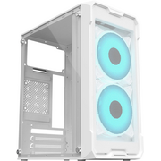  Корпус Оклик OCC-MN302F белый без БП mATX 1xUSB2.0 1xUSB3.0 audio 