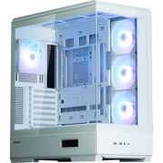  Корпус ZALMAN P50 DS White, без БП, боковое окно (закаленное стекло), белый, ATX 