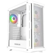  Корпус Powercase Ultimate White (CUW-A4), Tempered Glass, 4x 120mm ARGB fans, ARGB HUB, белый, ATX 
