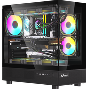  Корпус Formula Crystal Z8 Cosmic (crystal z8 b cos), Midi-Tower, ATX, без БП, черный 