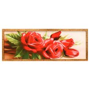  Картина "Красные розы" 42*106 см рамка микс (3345573) 