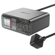  Зарядное устройство ACEFAST Z4 PD218W GaN (AF-Z4-GY) (3*USB-C+USB-A) desktop charging adapter (EU) Space Gray 