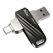  USB-флешка Netac US11 256GB NT03US11C-256G-32BK USB3.0+TypeC Dual Flash Drive 