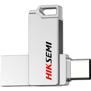  USB-флешка HIKSEMI Sync HS-USB-E327C/64G/U3/Silver 64Gb, USB3.2/Type-C 
