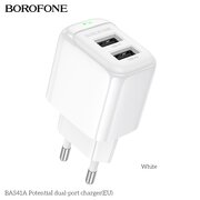  СЗУ BOROFONE BAS41A Potential dual-port charger EU белый 