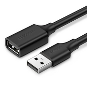  Кабель UGREEN US103 10313 USB 2.0 A Male to A Female Cable 0.5m Black 