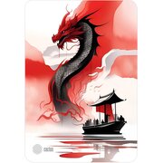  Коврик для мыши Cactus CS-MP-PRO21XL Red Dragon 