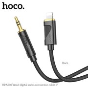  Аудио-адаптер HOCO UPA30 Friend digital audio conversion cable iP черный 