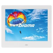  Цифровая фоторамка Digma PF-843 IPS белый 