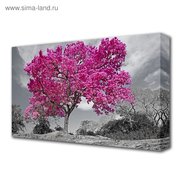  Картина на холсте "Цветущее дерево" 60*100 см (3674926) 
