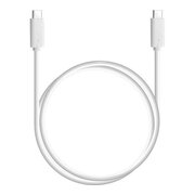  Кабель для зарядки Bion BXP-CCP-USBC-CMCM-1M-W, USB Type-C to Type-C (CM/CM), 3A, 60W, 1м, белый 