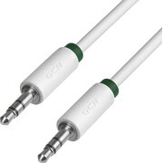  Кабель аудио Greenconnect GCR-AVC1662-1.5m jack 35mm/jack 35mm 1.5m белый стерео 