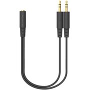  Адаптер аудио A4Tech AD-4P Jack 3.5 (f)/2xJack 3.5 (m) 0.2м черный 