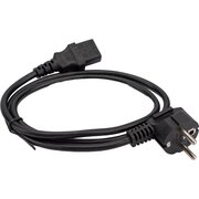  Кабель питания Cablexpert PC-186-VDE-1M (19298) Schuko- C13 VDE 10А 1м черный 