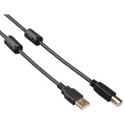  Кабель Exegate EX138947RUS USB 2.0 A-B 3м 2 фильтра, позолоченные контакты 