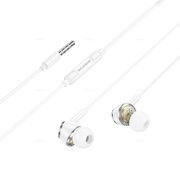  Наушники BOROFONE BM90 Miller universal earphones with microphone белый 