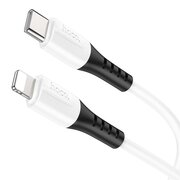  Дата-кабель HOCO X82 iP PD silicone charging data cable.white 