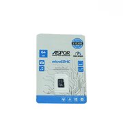  Карта памяти Aspor microSDHC 64GB Class10 UHS-I нс 