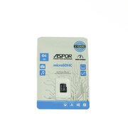  Карта памяти Aspor microSDHC 64GB Class10 UHS-3 нс 