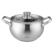  Кастрюля LARA LR02-265 Токио нерж 