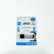  USB-флешка 64G USB 2.0 Aspor PK-TG121SL серебро 