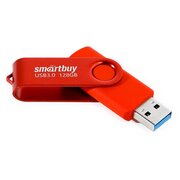  USB-флешка SMARTBUY SB128GB3TWR UFD 3.0/3.1 128GB Twist Red красный 