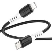  Дата-кабель HOCO X82 iP PD to type-C silicone charging data cable. black 