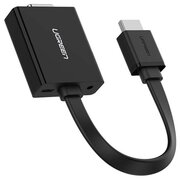  Кабель UGREEN MM103 40248 HDMI to VGA Converter 25cm Black 