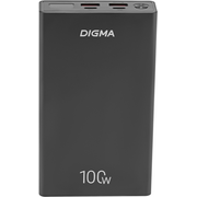  Power Bank Digma DGPD100WA (DGPD20A100ABK), 20000мAч черный 