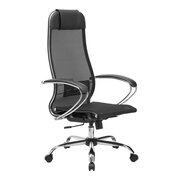  Кресло МЕТТА 12 MPRU z312649321 на колесиках, сетка/ткань, черный 